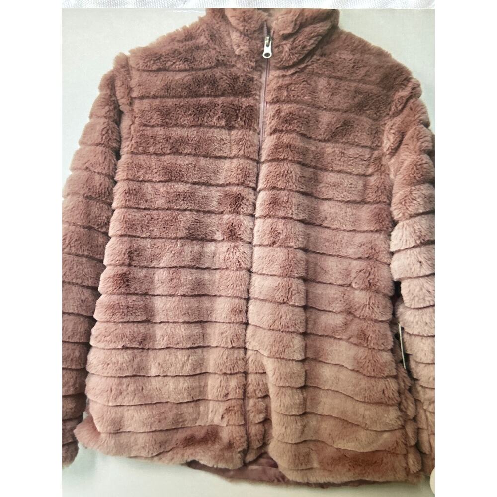 Katydid Faux Fur Pink Jacket